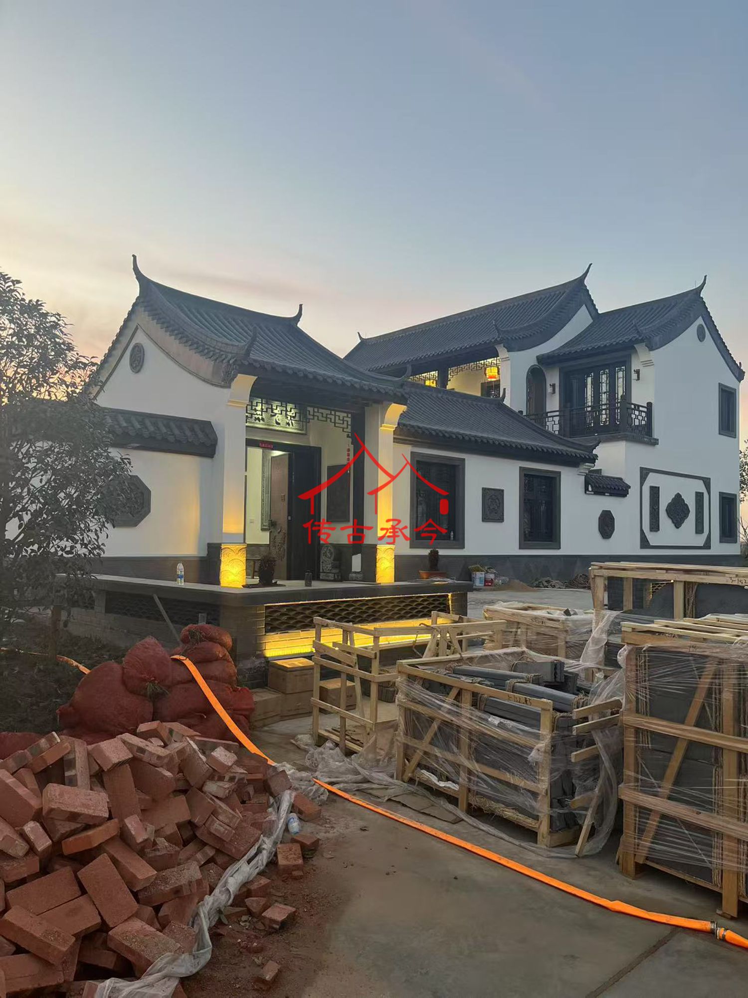 農(nóng)村二層三合院實(shí)景