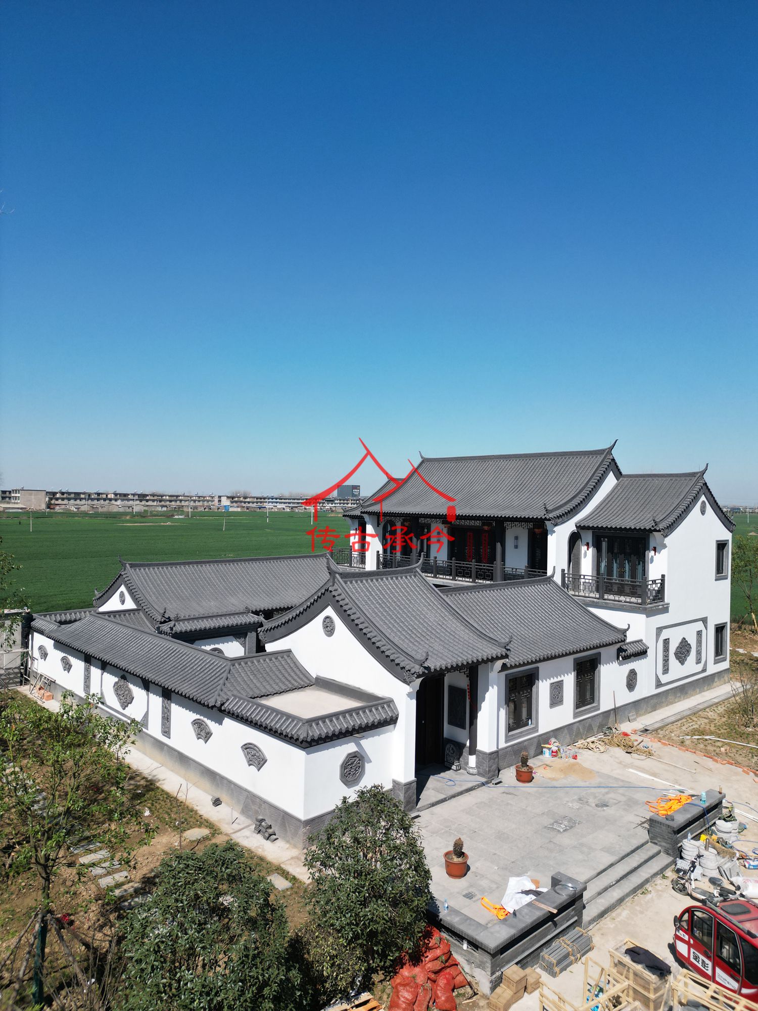 整體三合院實(shí)景效果