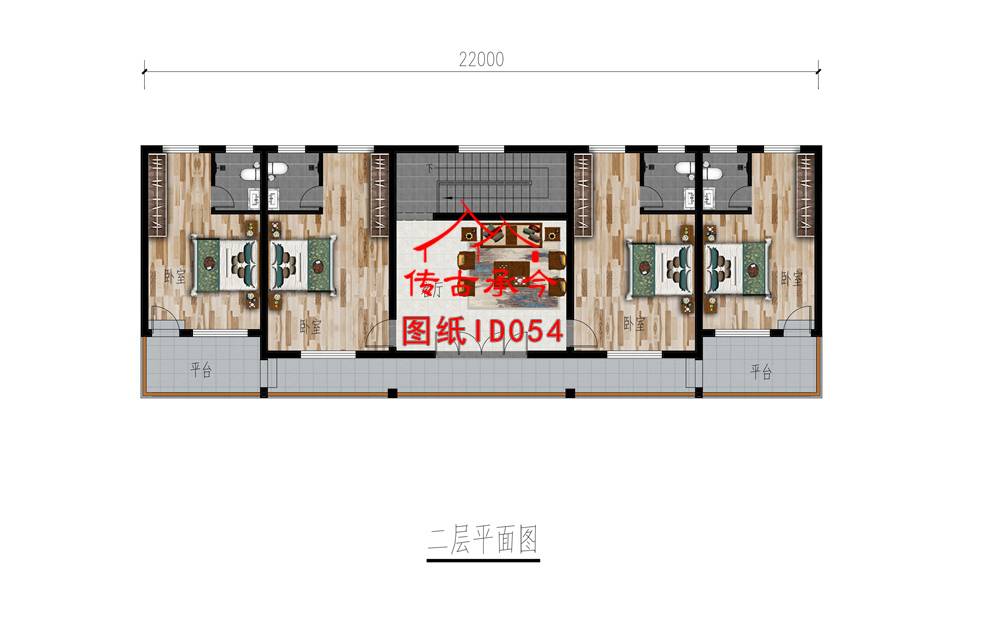 古建筑小青瓦四合院設(shè)計 