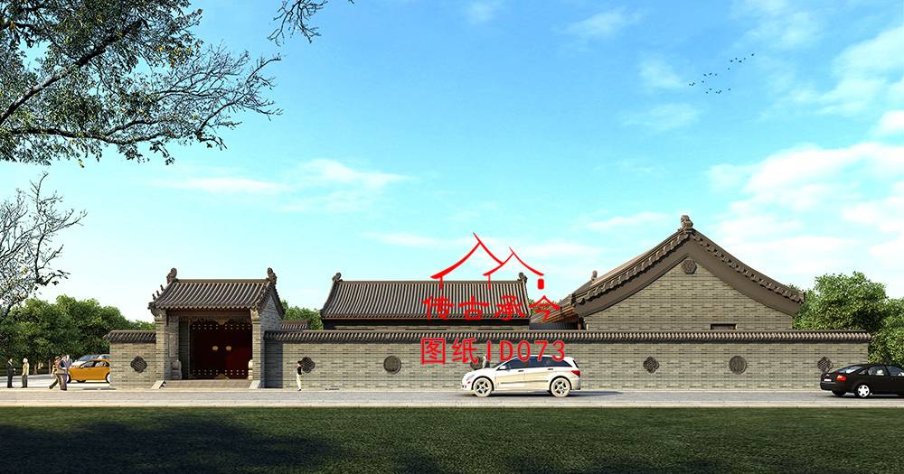 四合院全套設(shè)計(jì)圖