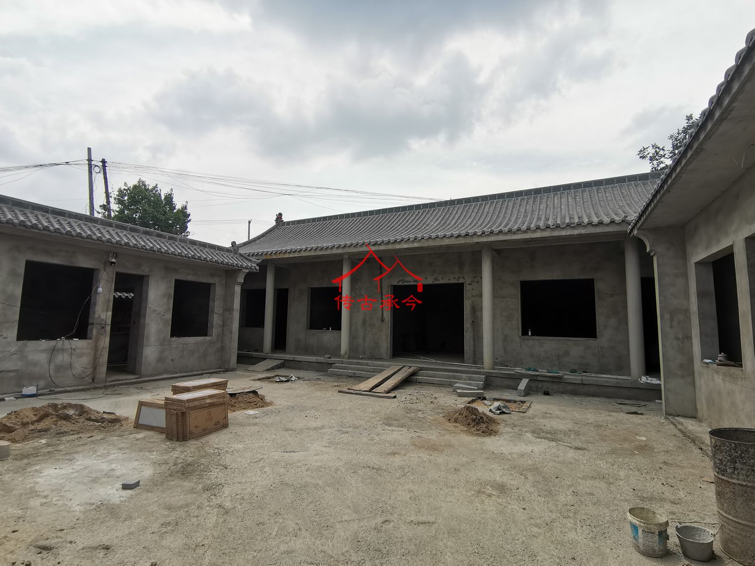 中式合院毛坯主房