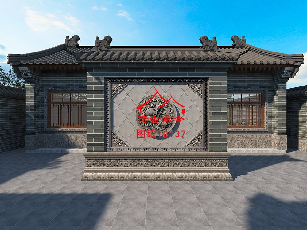 二進(jìn)院四合院效果圖