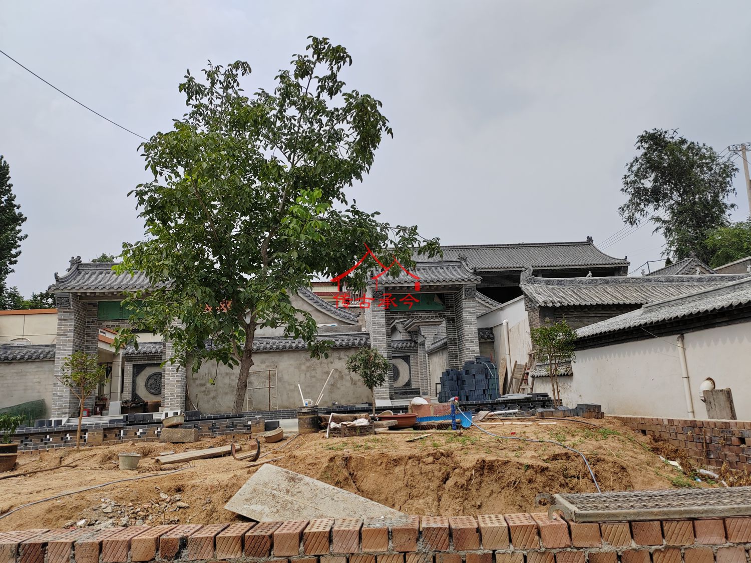 傳統(tǒng)四合院 主體施工 院落實(shí)景