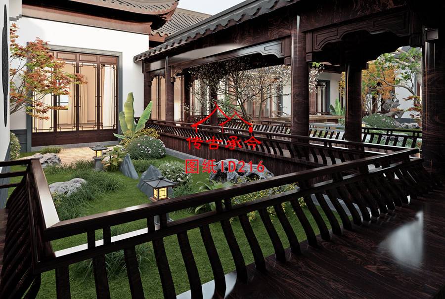 回廊設(shè)計(jì)效果圖