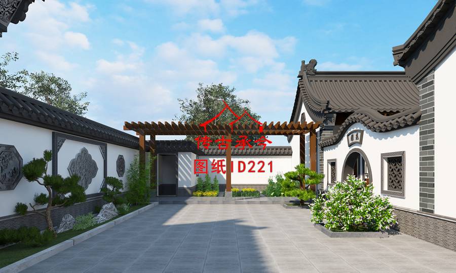 新中式合院景觀設(shè)計(jì)