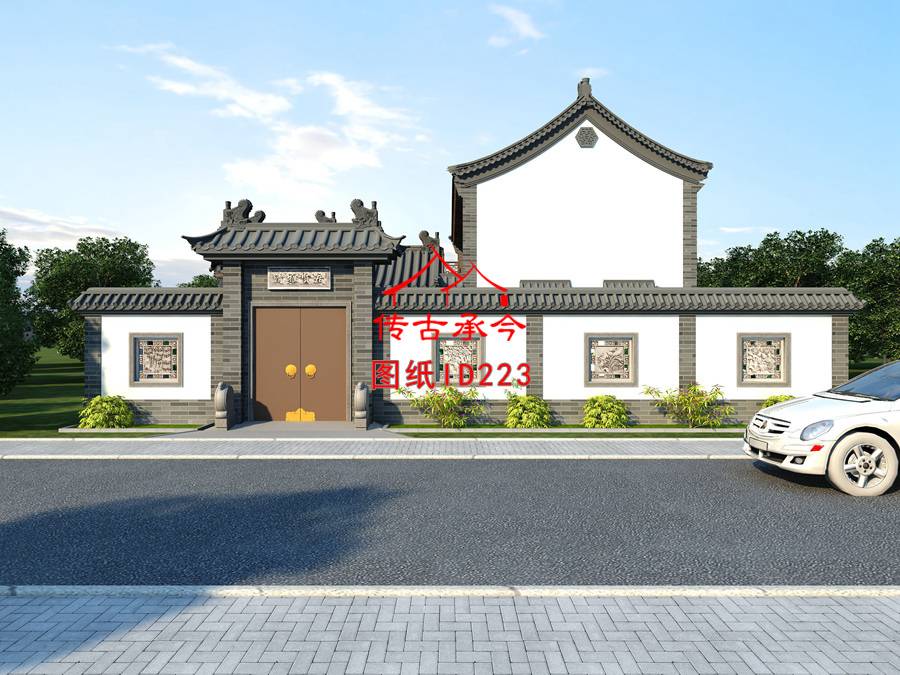 二層三合院自建房