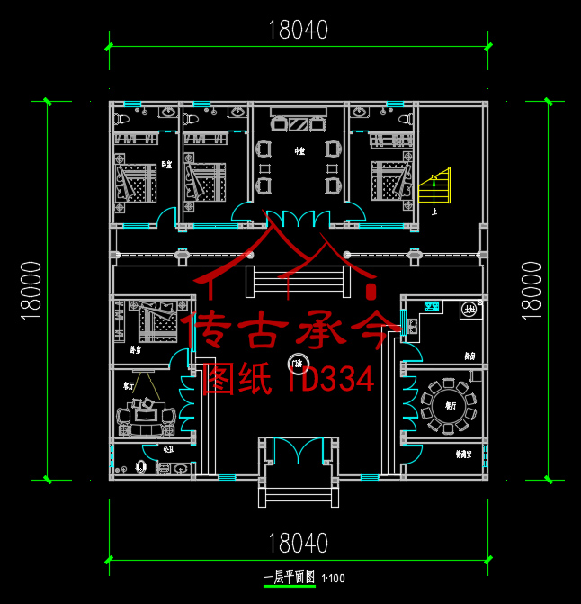 三合院設(shè)計(jì)施工圖
