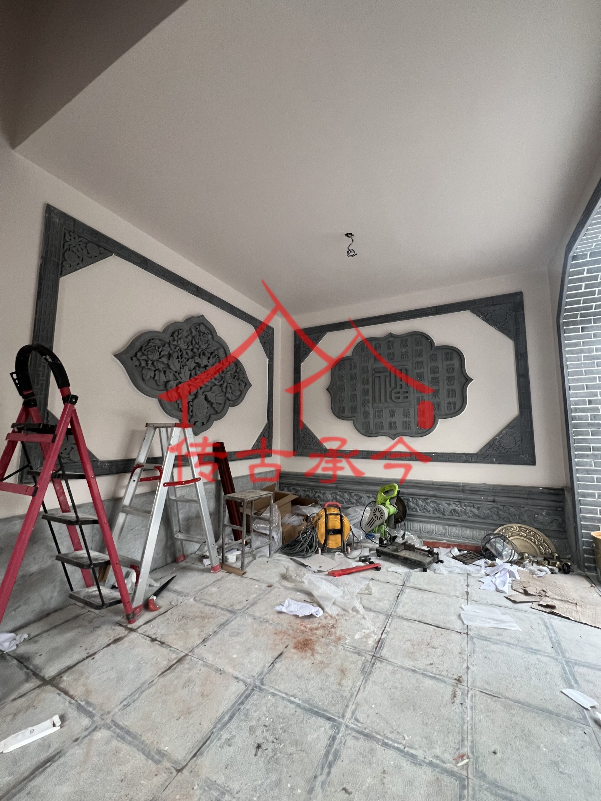 大型四合院別墅平面圖